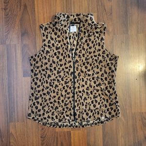 Marley Lilly fleece Vest Cheetah XL